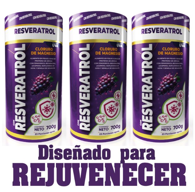 RESVERATROL X 700 gr con invima x3